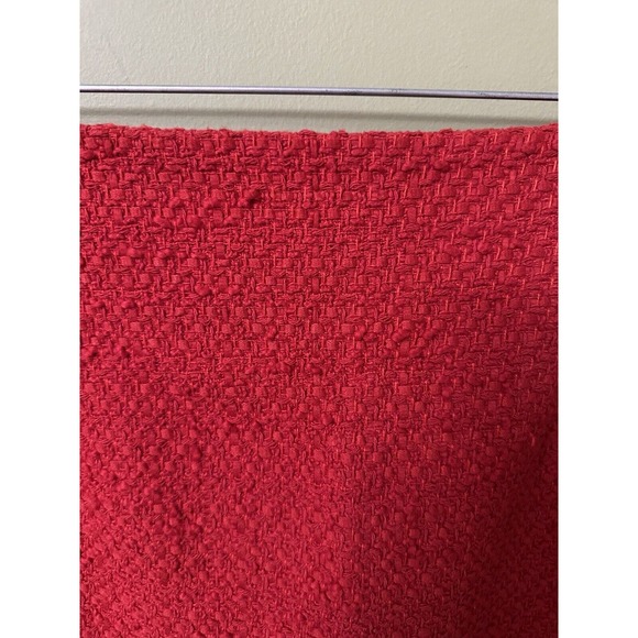 Veronica Beard Roman Tweed Boucle Mini Skirt Nantucket Red Sz 16 Preppy College - Picture 4 of 13